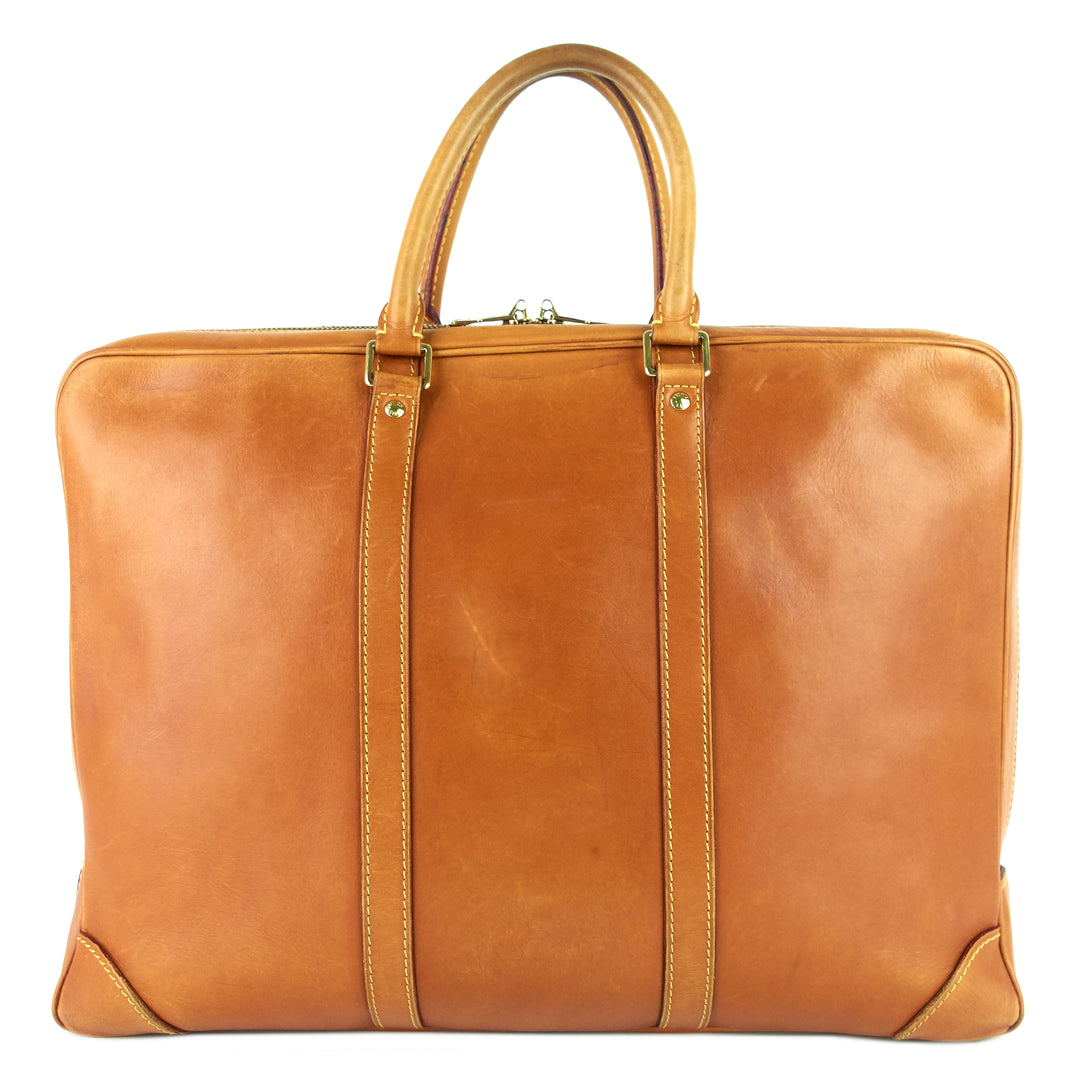 porte-documents voyage pm nomade leather briefcase bag