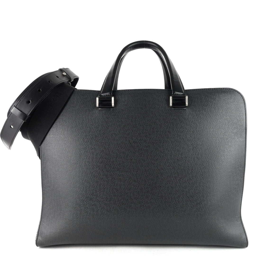 nevski taiga leather briefcase bag