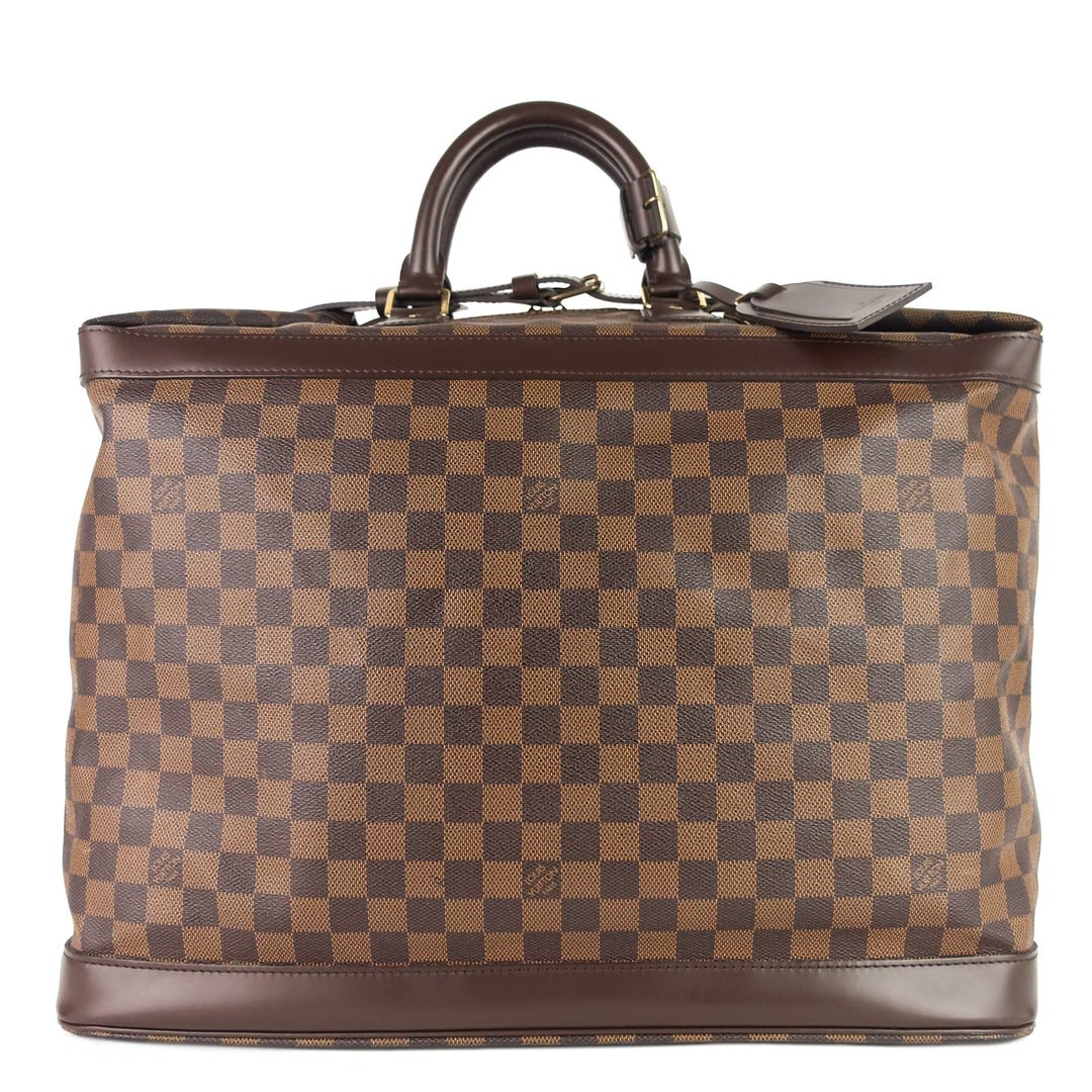 grimaud damier ebene canvas weekender bag