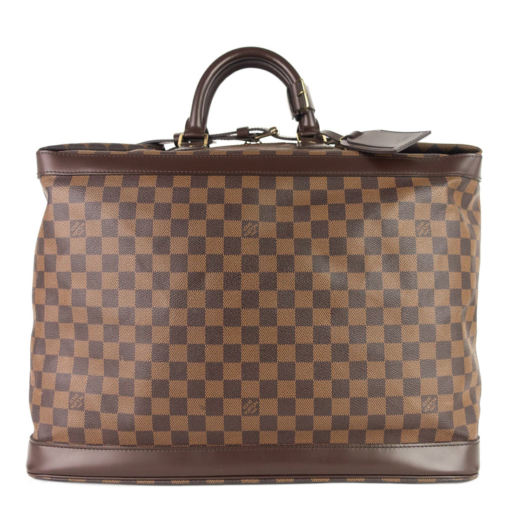 grimaud damier ebene canvas weekender bag