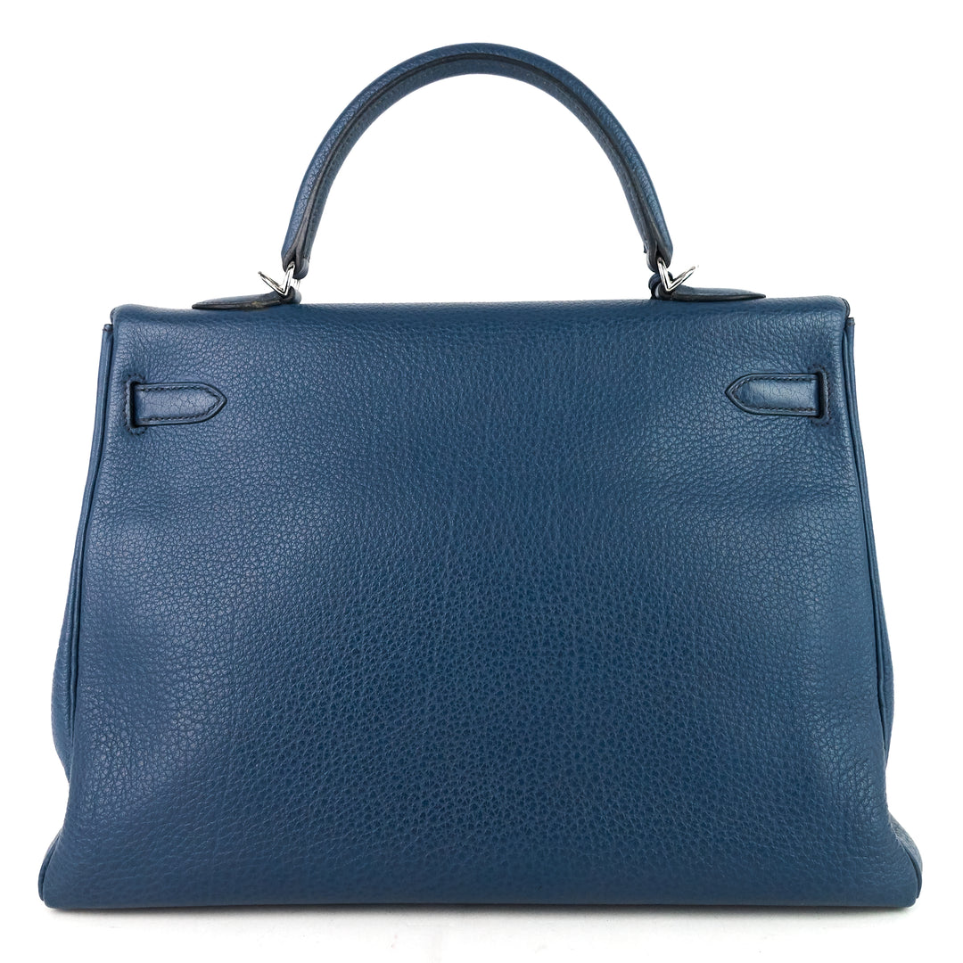 kelly retourne 35 togo leather handbag