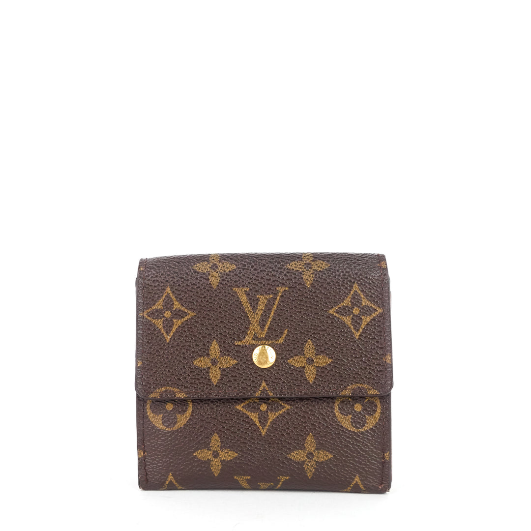 elise monogram canvas wallet