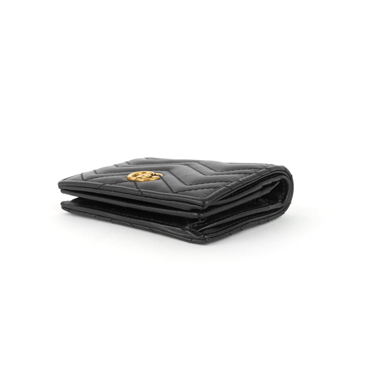 gg marmont calfskin leather wallet