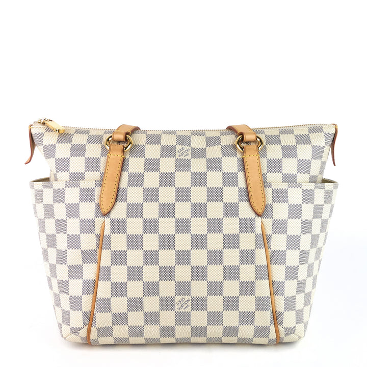 totally pm damier azur canvas bag
