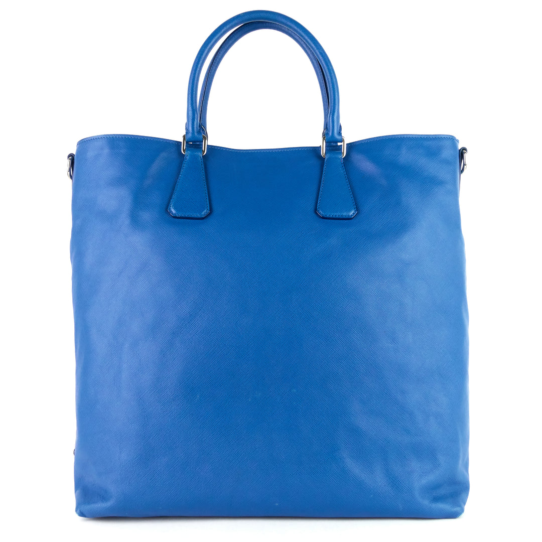 convertible saffiano leather soft shopping bag