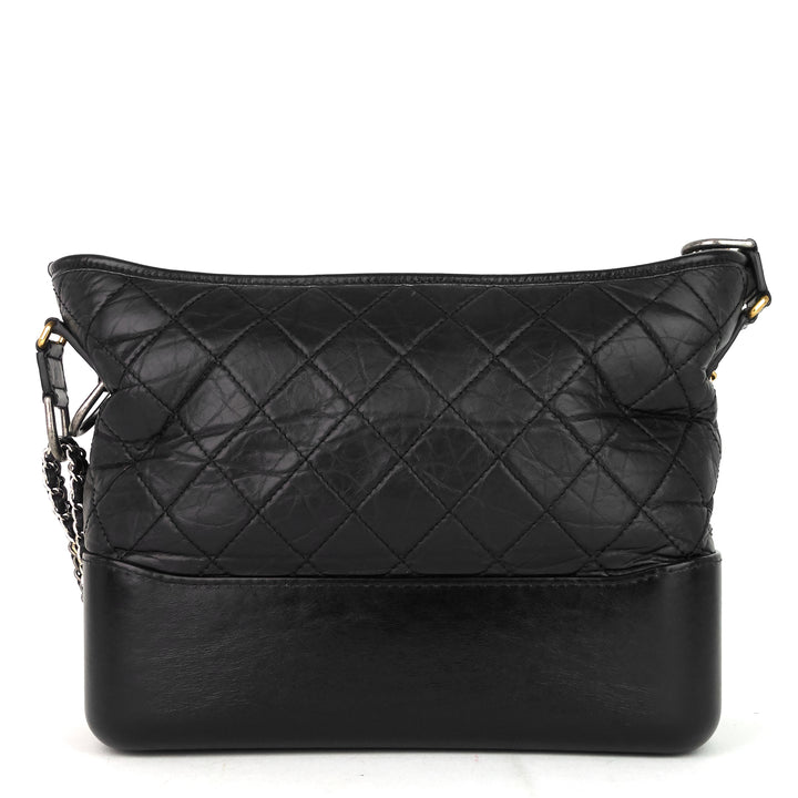 gabrielle calf leather medium hobo bag