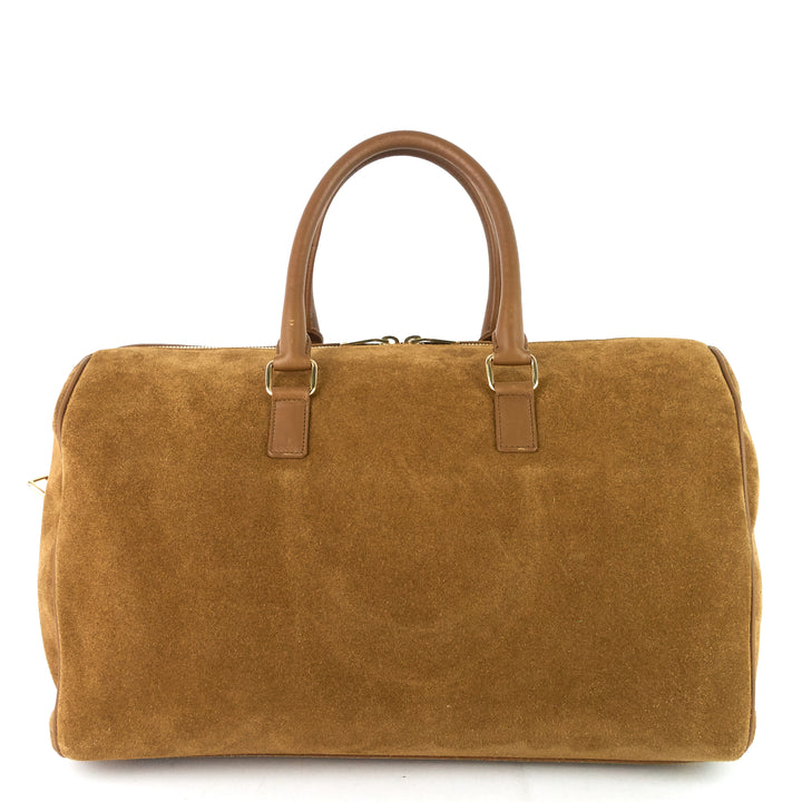 classic 12 suede and leather duffle bag