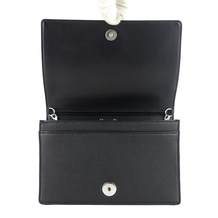 diorama wallet on chain calfskin leather bag