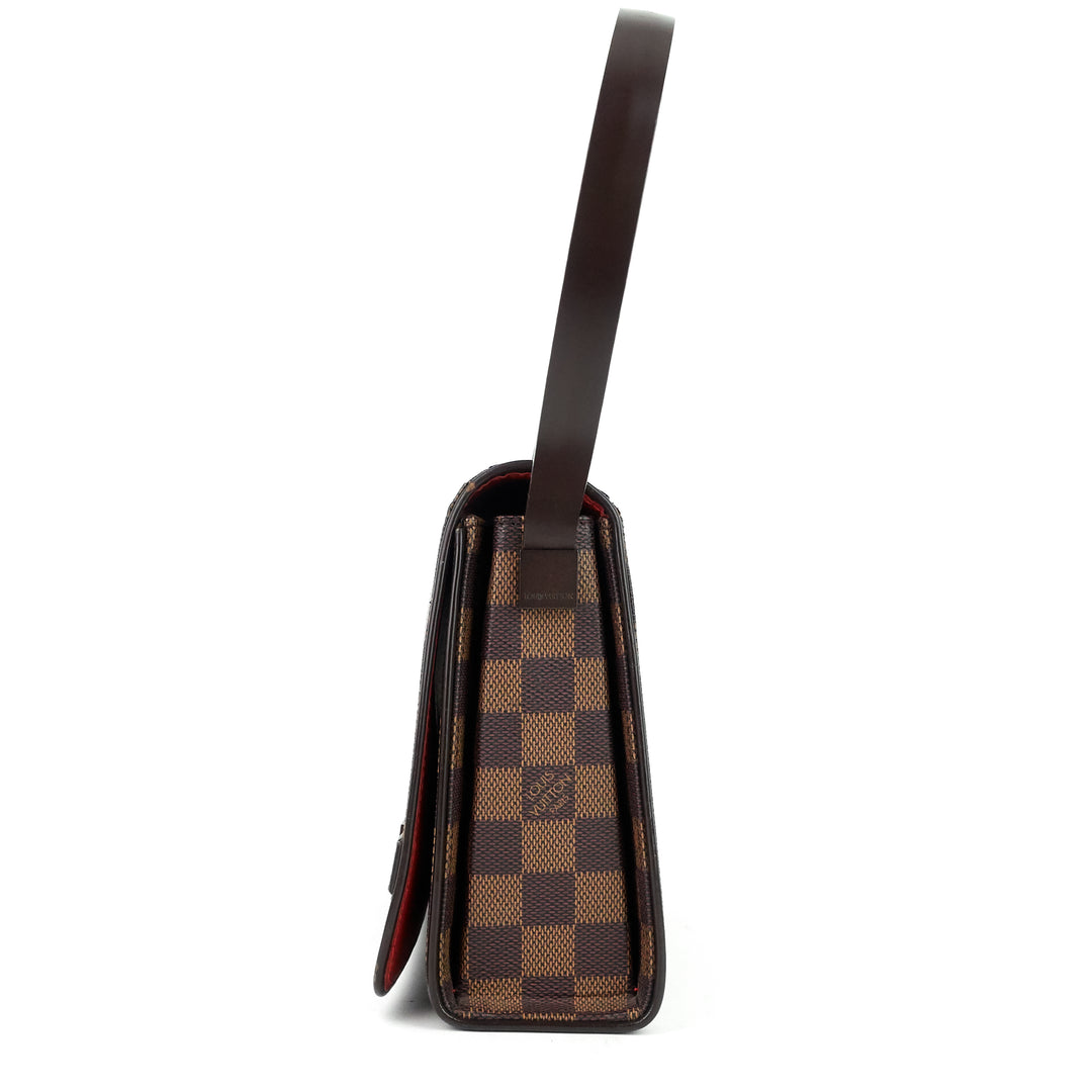 tribeca long damier ebene canvas bag