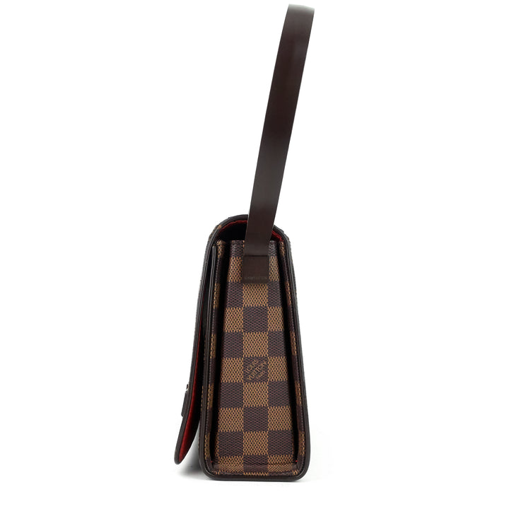 tribeca long damier ebene canvas bag