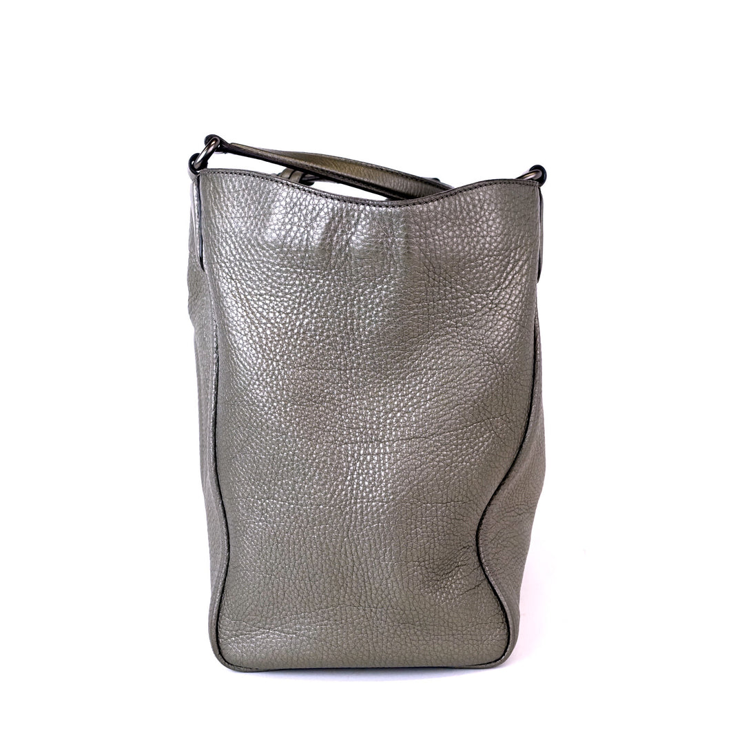 soho calf leather medium tassel bag