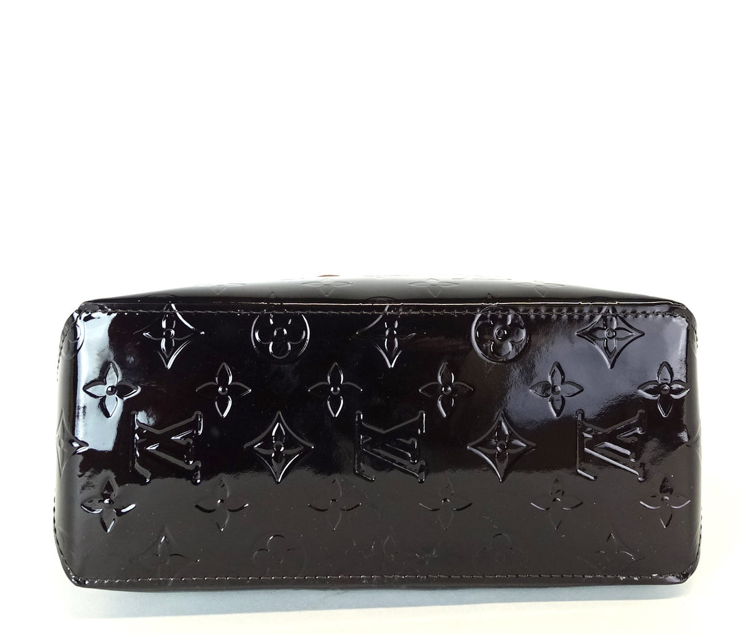 reade pm monogram vernis leather handbag