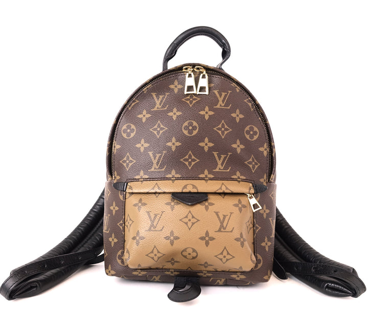 palm springs pm reverse monogram canvas backpack