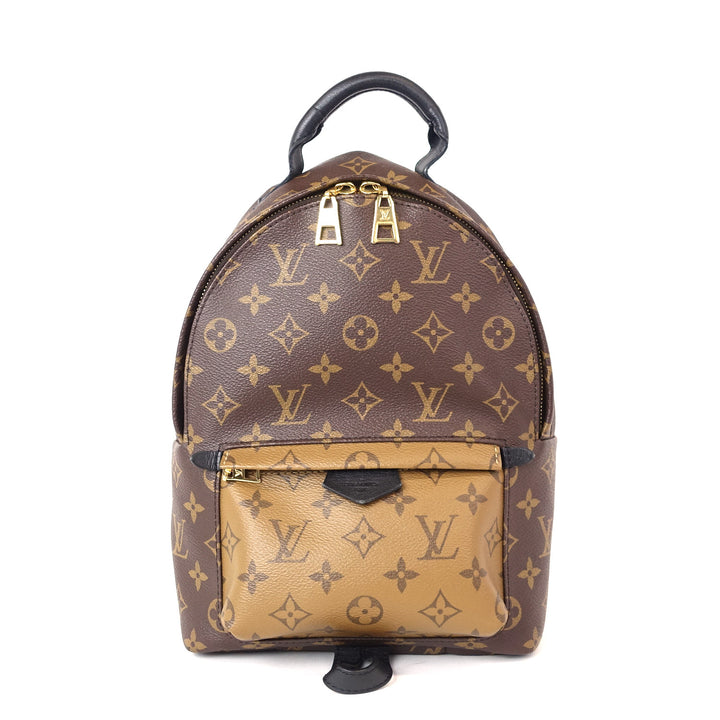palm springs pm reverse monogram canvas backpack