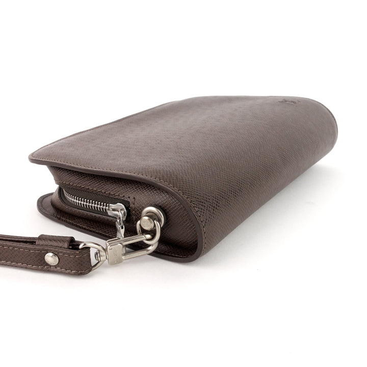 pochette baikal grizzli taiga leather bag