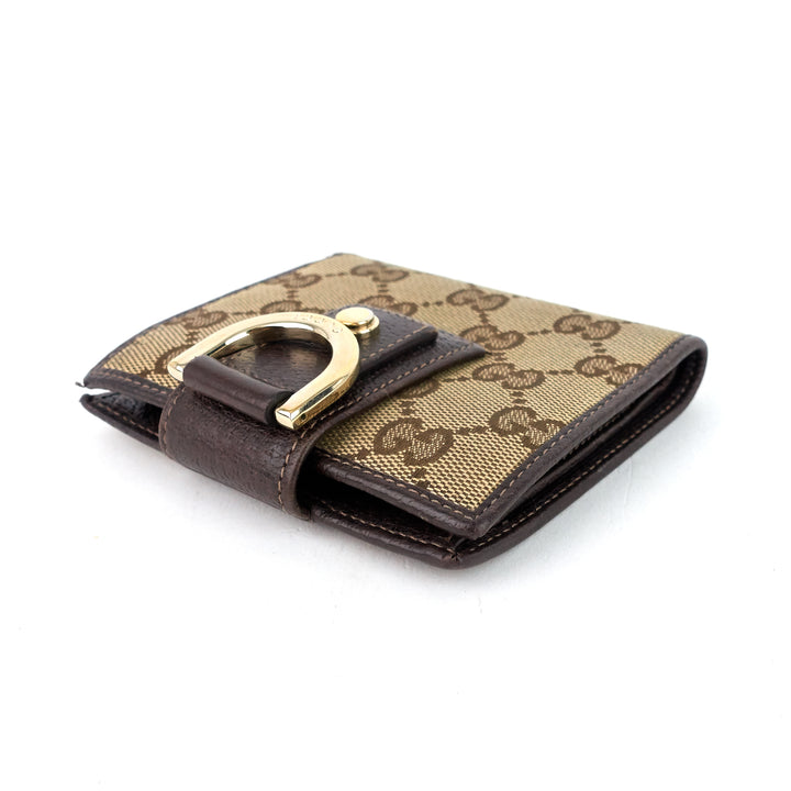 gg canvas d-ring compact wallet