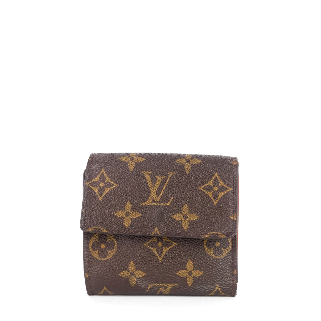 elise monogram canvas wallet