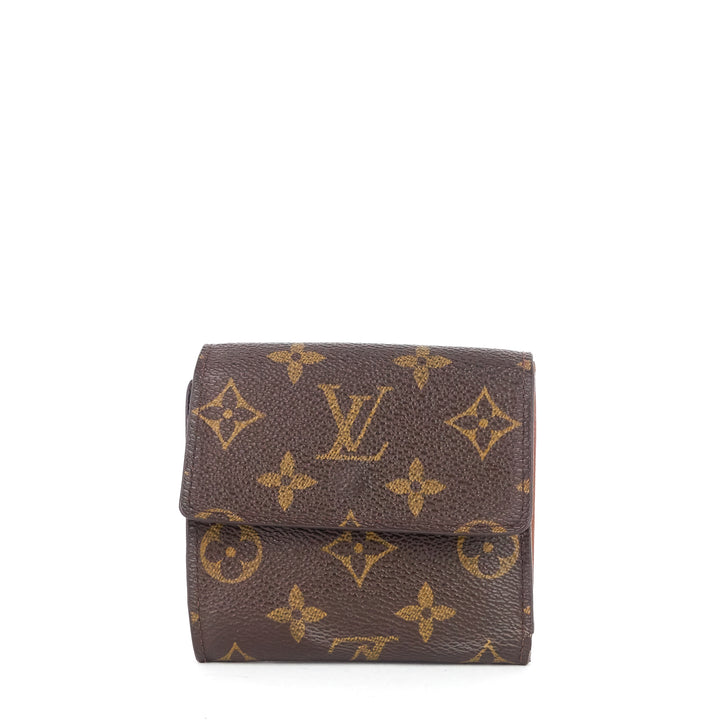 elise monogram canvas wallet