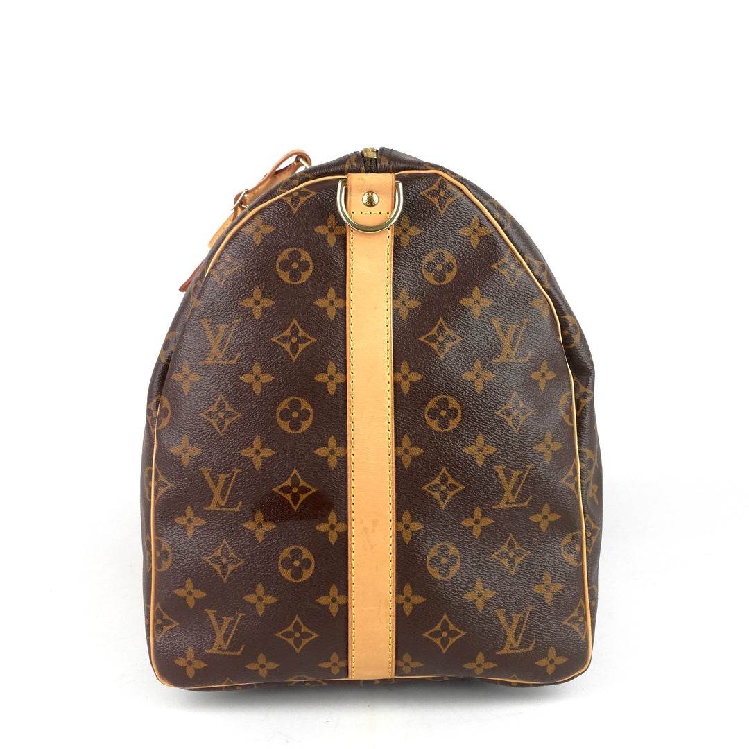 keepall bandouliere 55 monogram canvas bag