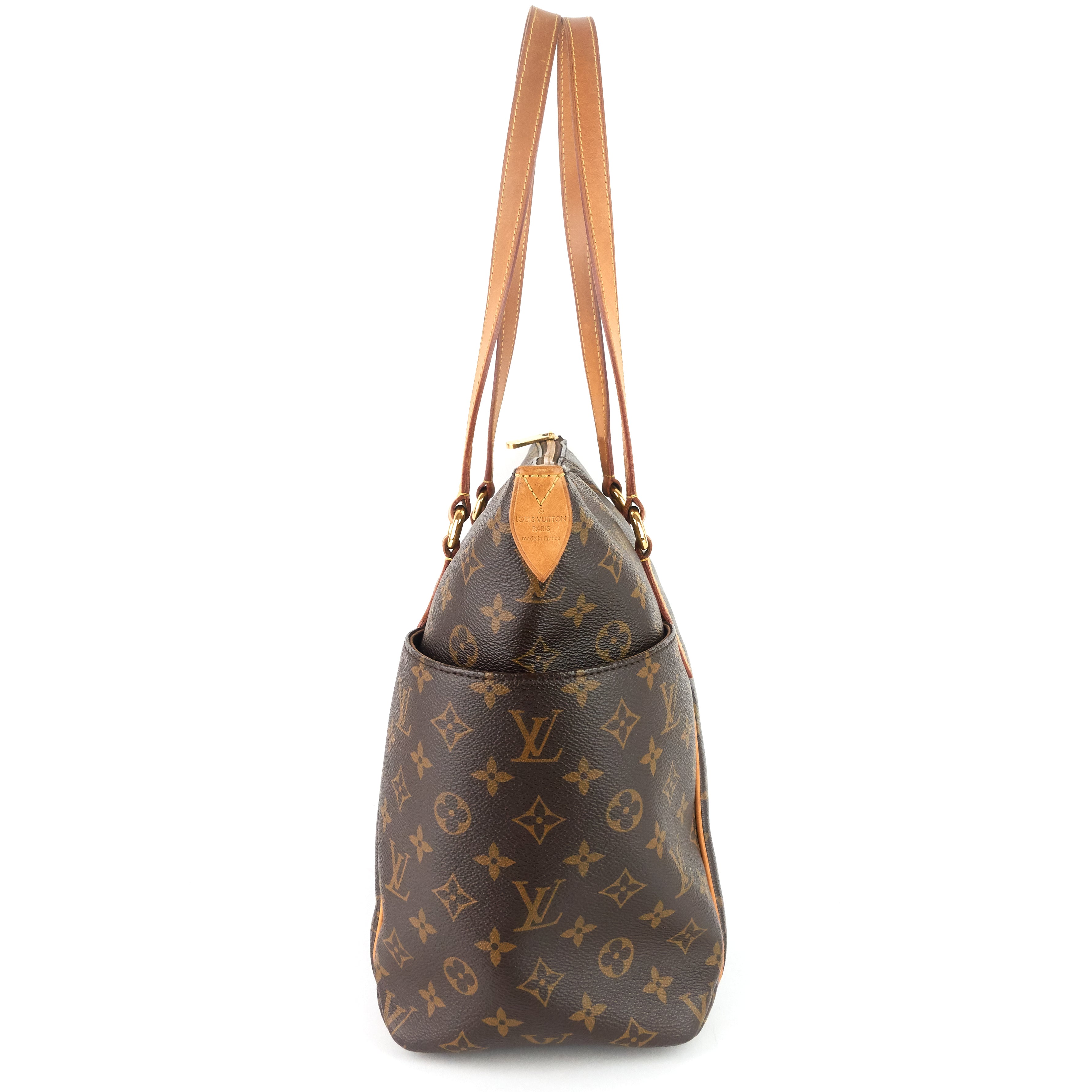 Louis Vuitton Totally MM Monogram トートバッグ Louis Vuitton Totally MM Monogram Canvas Tote Bag – Poshbag Boutique