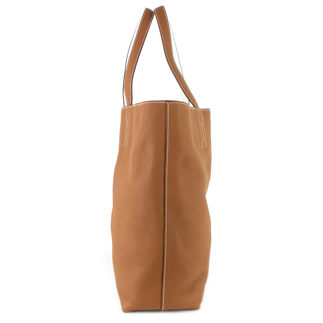 double sens 36 clemence leather reversible tote bag