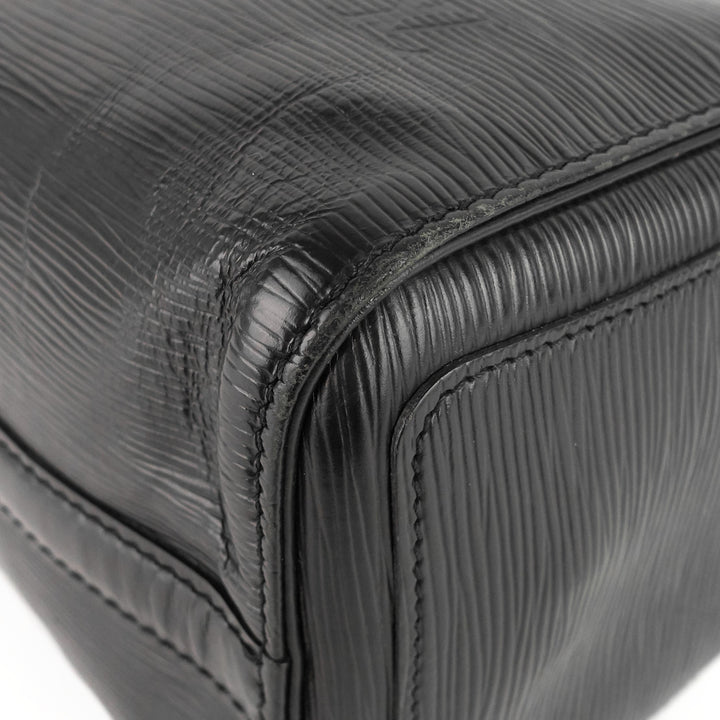 speedy 25 black epi leather bag