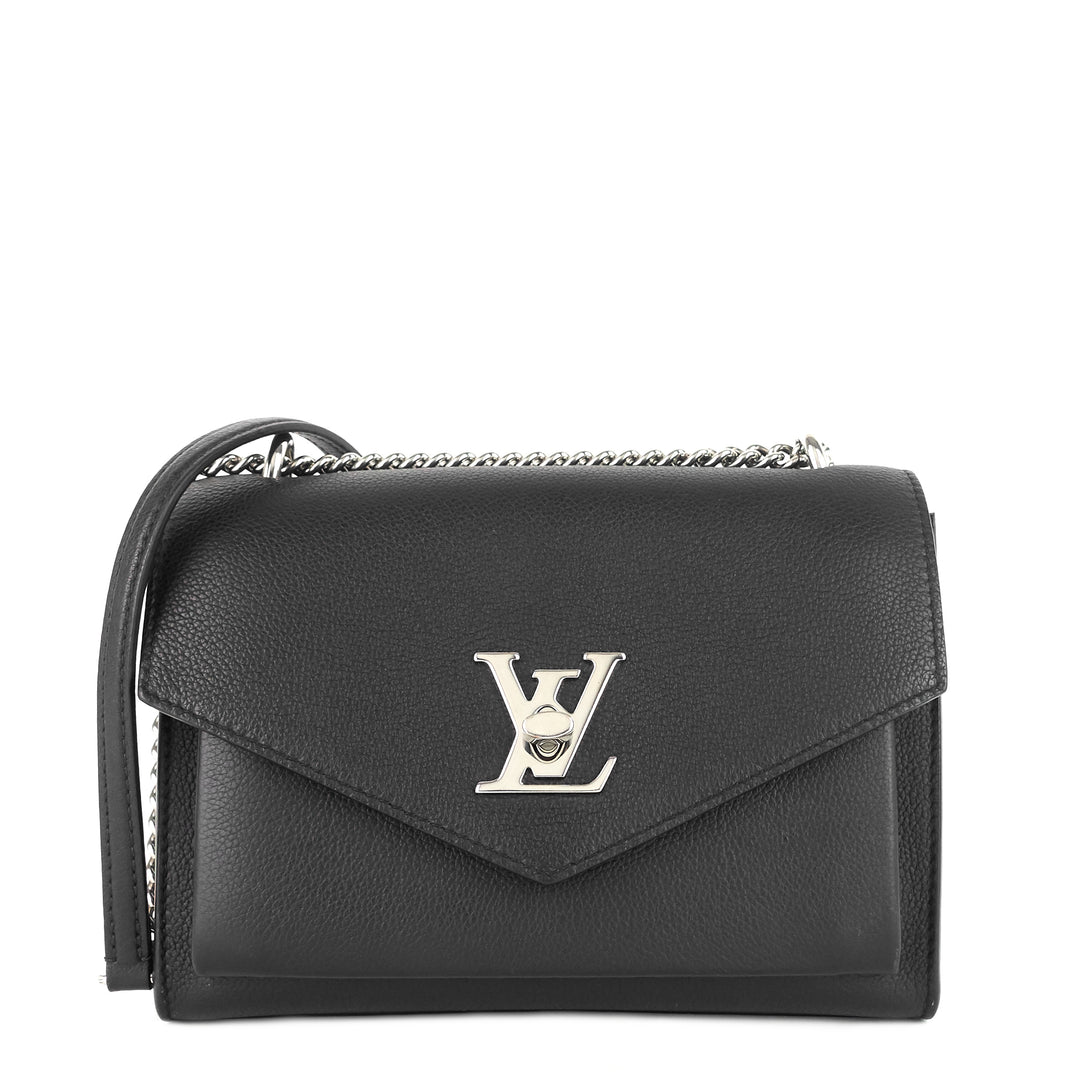 mylockme calfskin leather chain shoulder bag