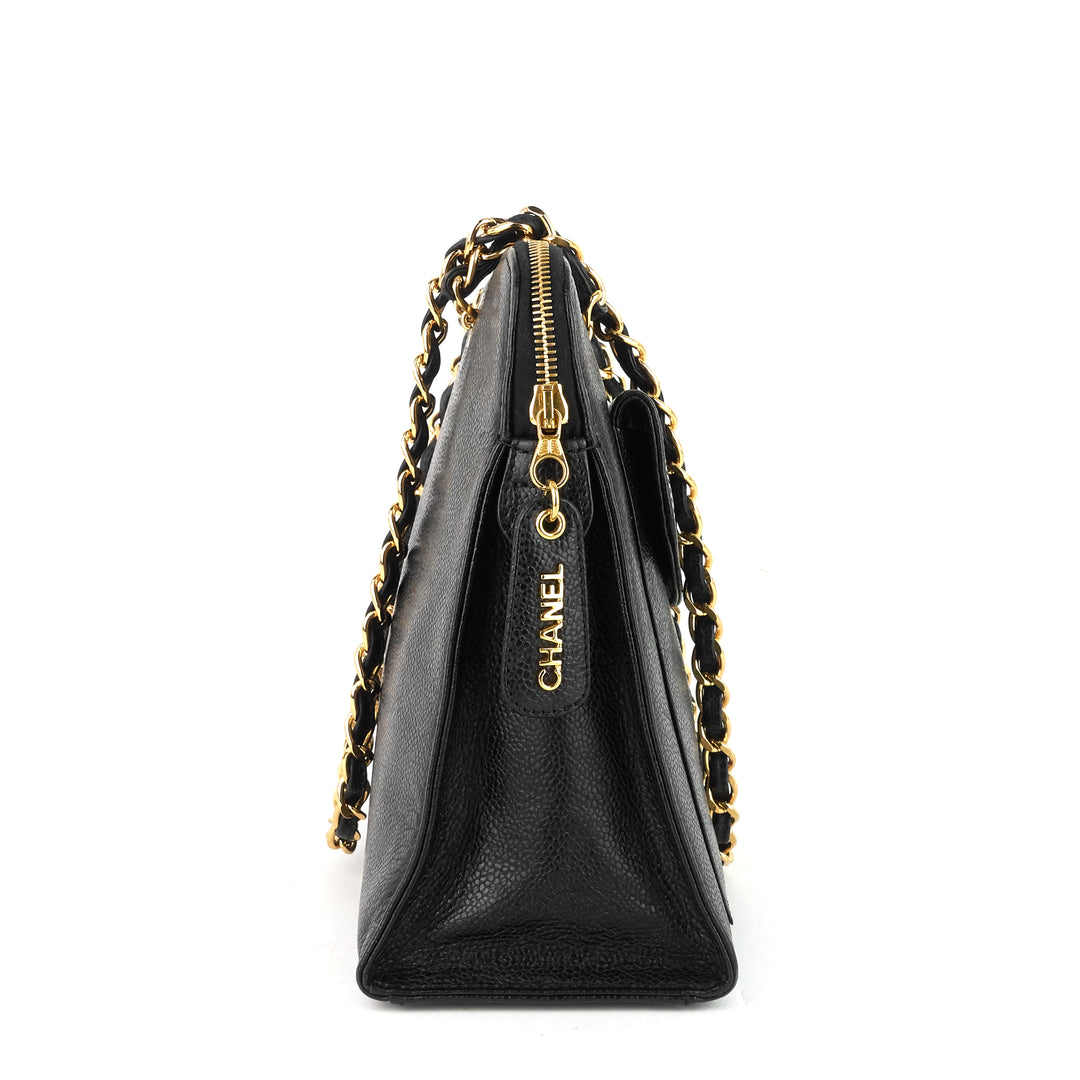 caviar leather cc flap pocket bag