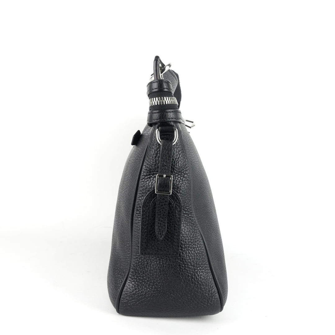 armand taurillon leather messenger bag