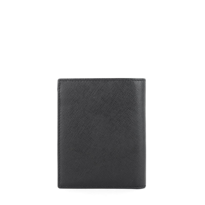saffiano leather bifold wallet