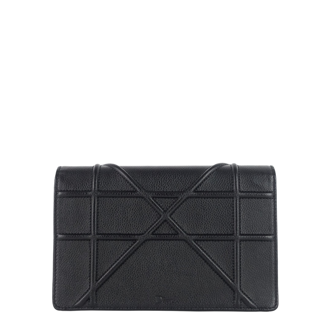 diorama wallet on chain calfskin leather bag