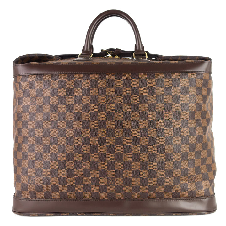 grimaud damier ebene canvas weekender bag