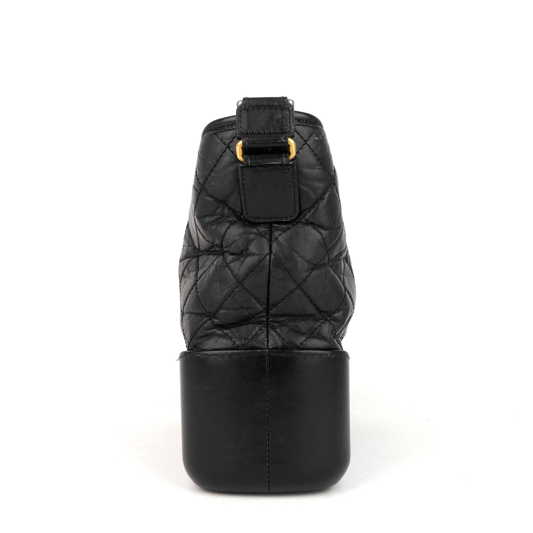 gabrielle calf leather medium hobo bag