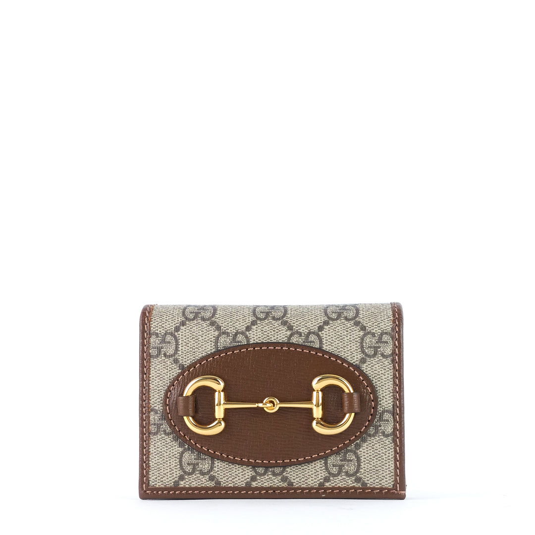 horsebit 1955 gg supreme canvas card case