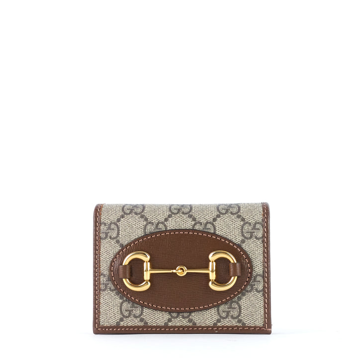 horsebit 1955 gg supreme canvas card case