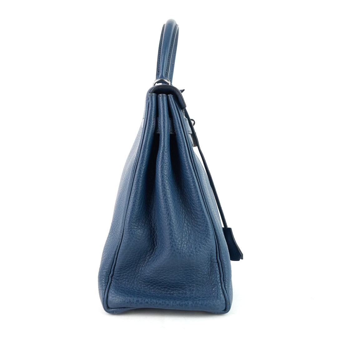 kelly retourne 35 togo leather handbag