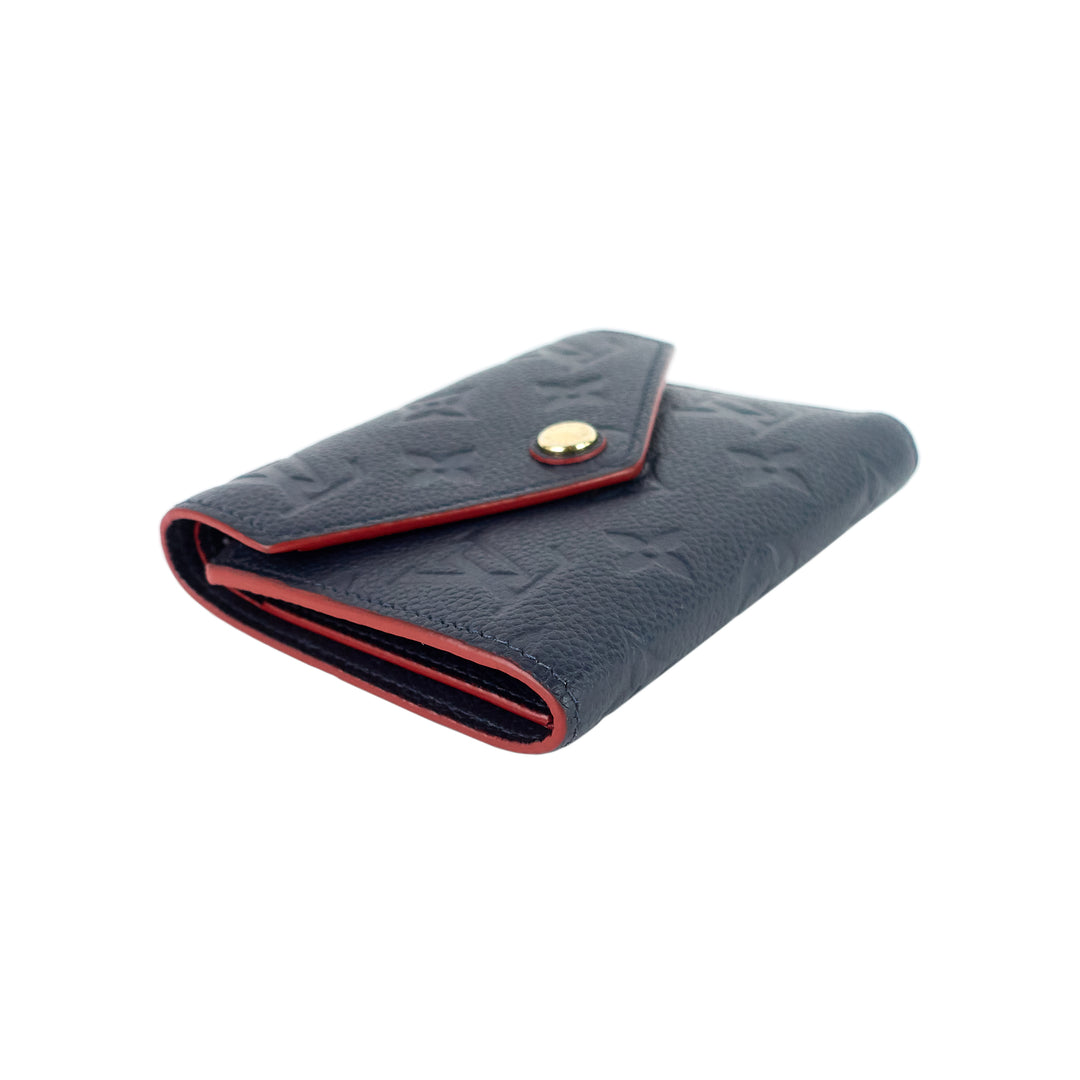 victorine monogram empreinte leather wallet