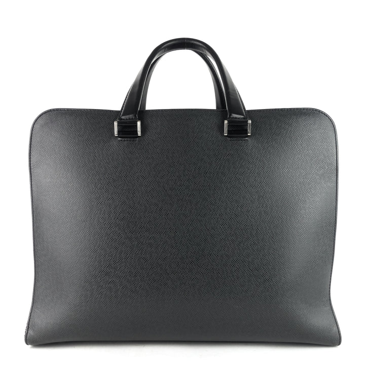 nevski taiga leather briefcase bag