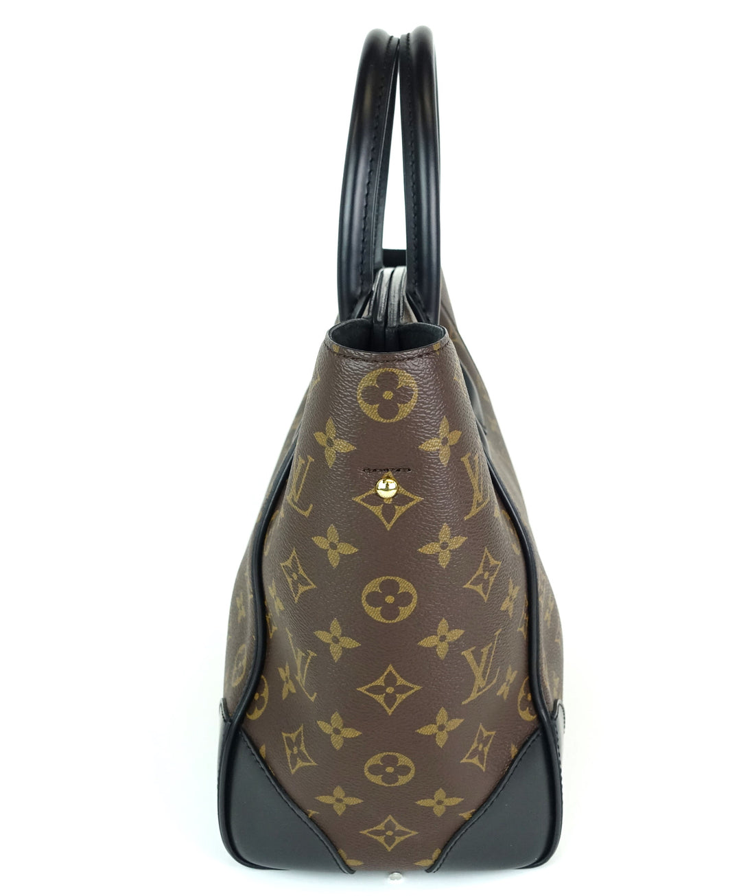 phenix mm monogram canvas and calfskin leather tote bag