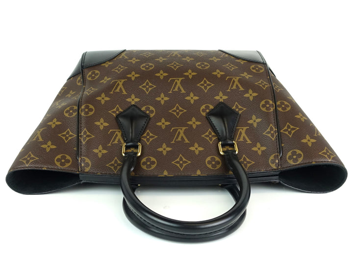 phenix mm monogram canvas and calfskin leather tote bag