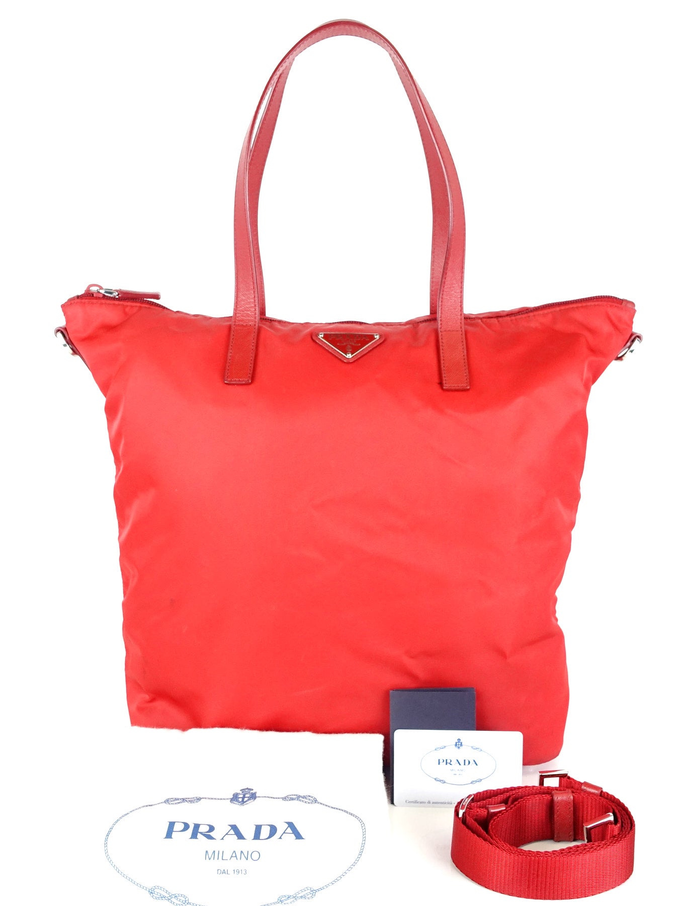 Pre-Owned Prada Nylon Shopping Tote Bag – Poshbag Boutique