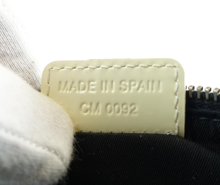 saddle monogram coated canvas mini bag