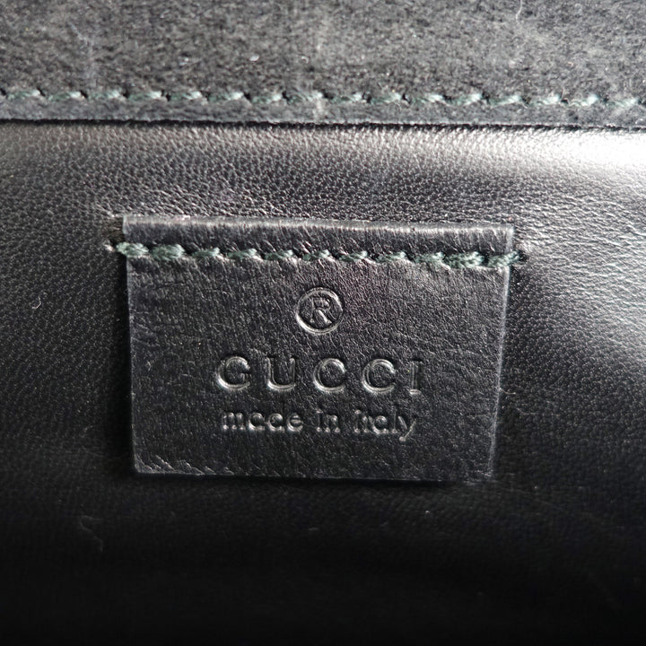 broadway microguccissima patent leather bag