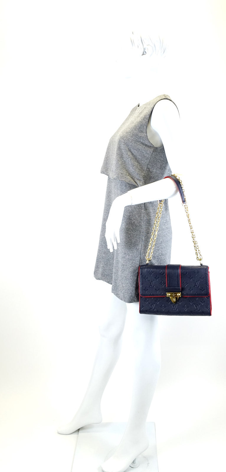 Louis Vuitton Red Monogram Empreinte Leather Saint Sulpice PM Shoulder Bag  Louis Vuitton