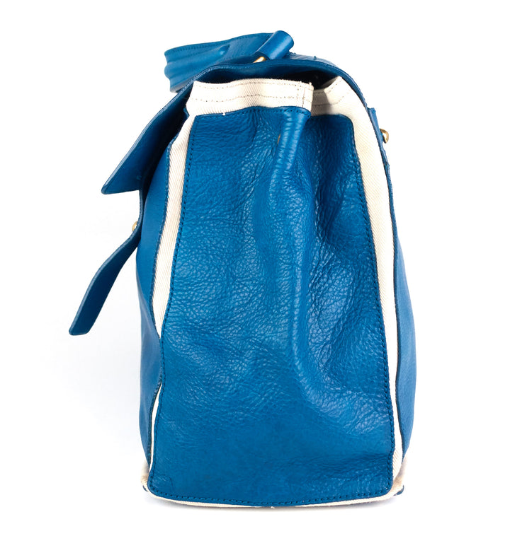 muse two bicolour calf leather handbag