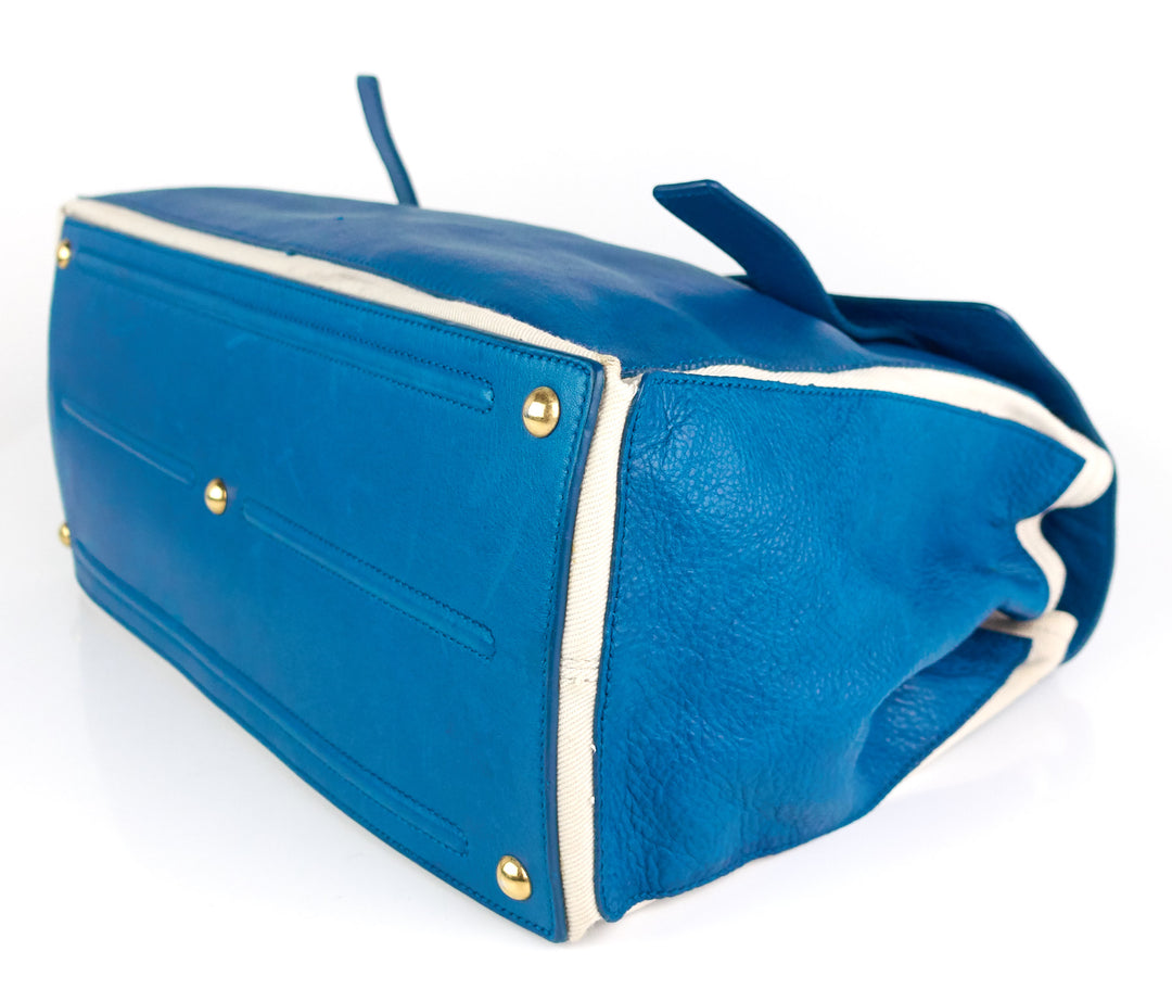 muse two bicolour calf leather handbag