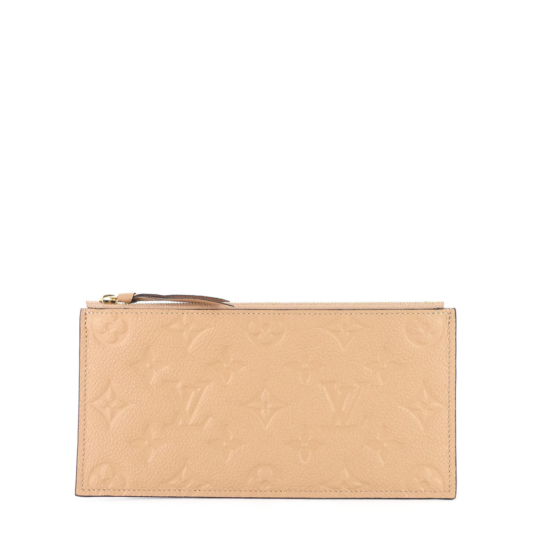 pochette félicie monogram empreinte leather chain wallet bag