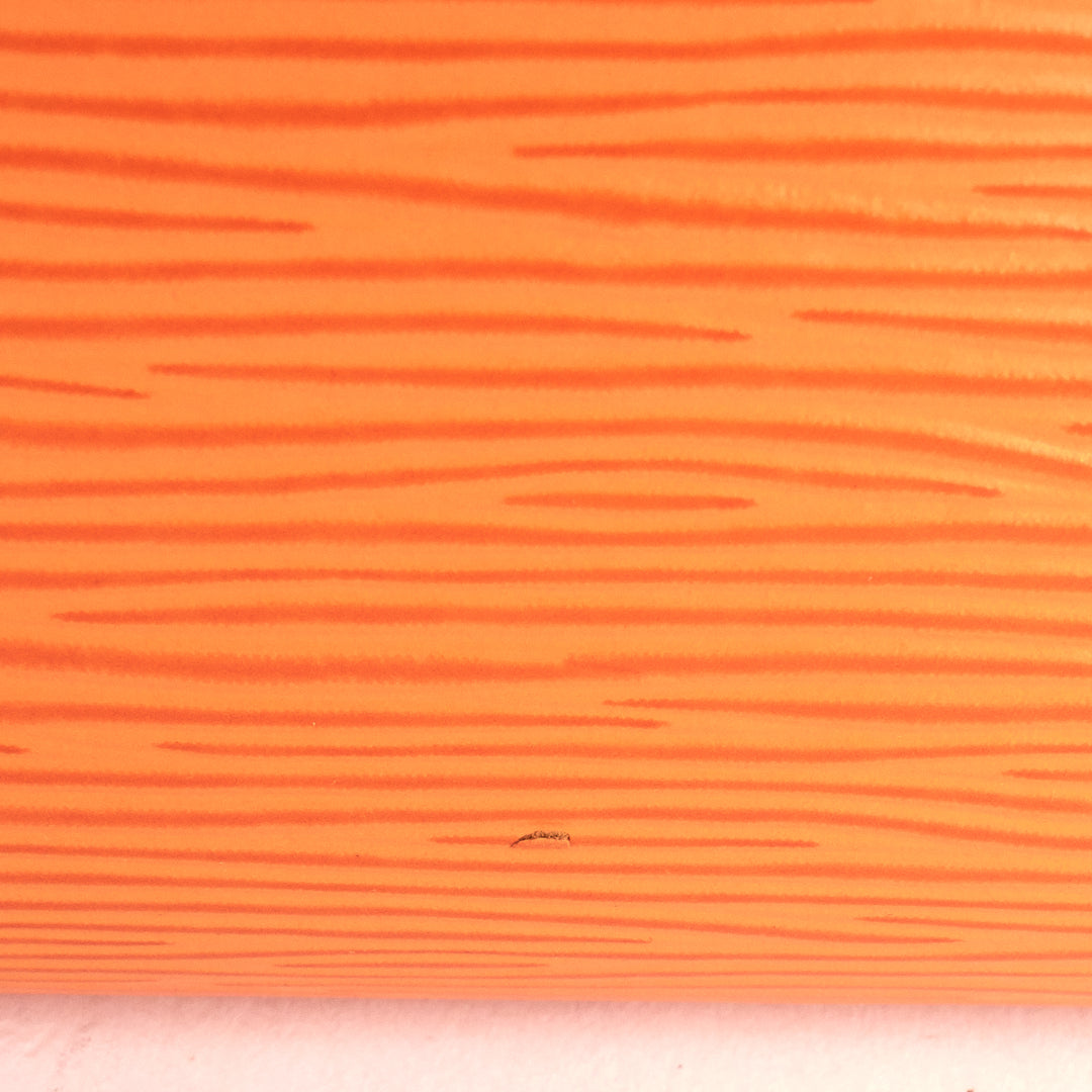 saint tropez orange epi leather bag