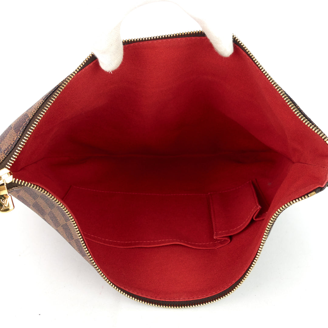 bloomsbury gm damier ebene canvas crossbody bag