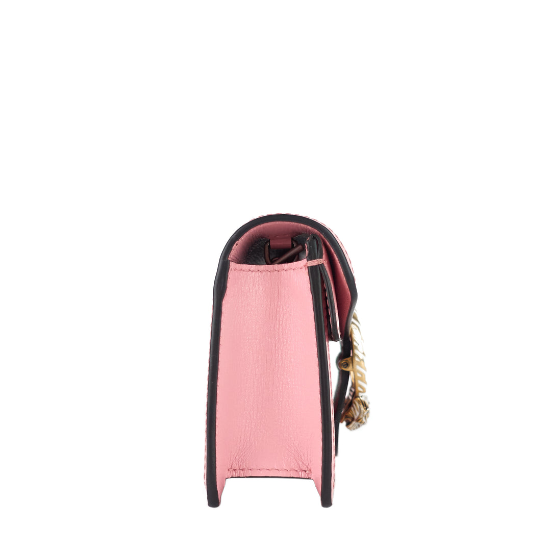 dionysus super mini two-tone leather bag